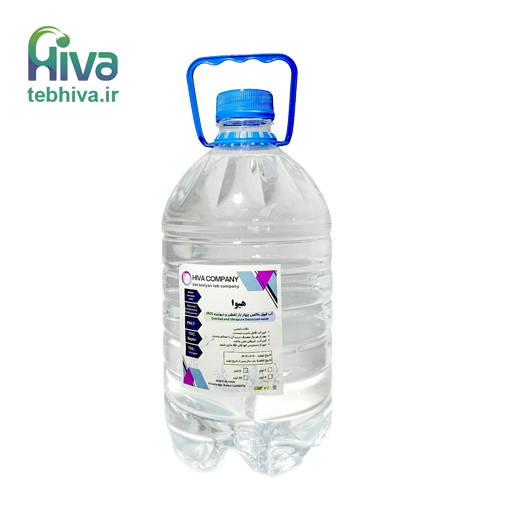 آب مقطر دیونیزه (5 لیتری)