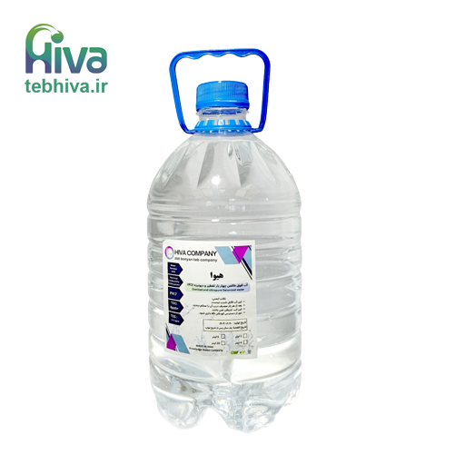آب مقطر دیونیزه (5 لیتری)